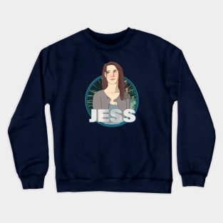 Y2K Audio Drama Podcast Character Design - Jess Crewneck Sweatshirt